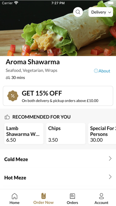 Aroma Shawarma Screenshot
