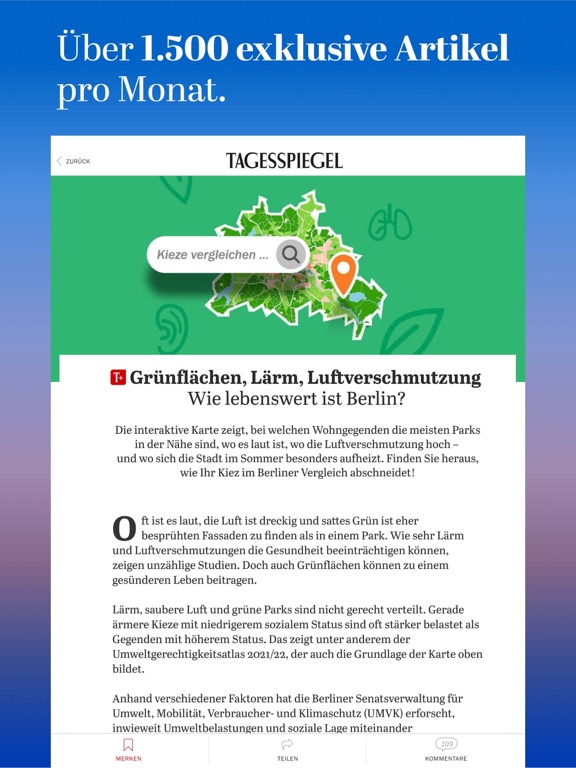 Screenshot #6 pour Tagesspiegel - Nachrichten