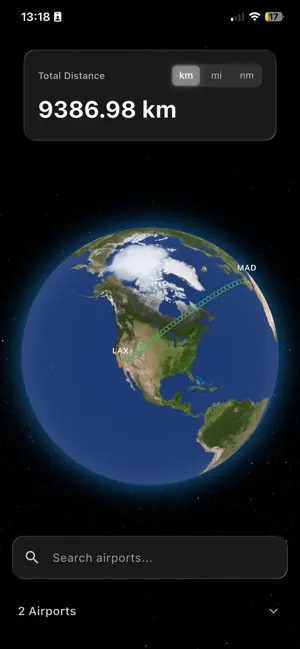 Flight Distance Viewer screenshot 1