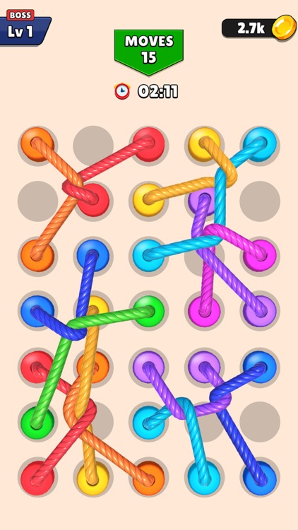 Twisted Rope 3d: Tangled Line