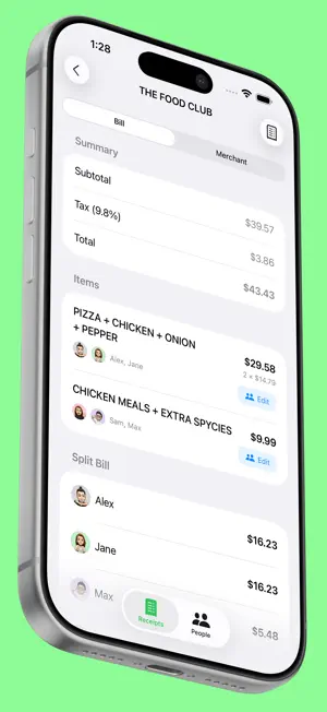 Bill Mate – AI Bills Splitter screenshot 1
