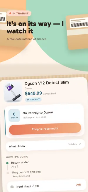 Returnest: Refund Tracker screenshot 3