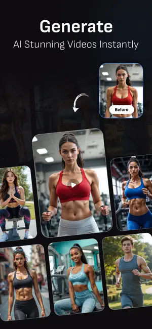 AI Body Shape Video Editor screenshot 1
