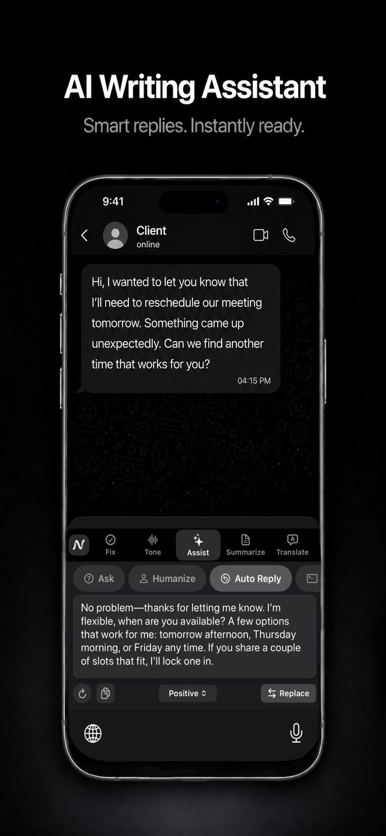 Noetic: AI Writing Keyboard screenshot 4