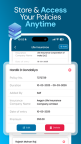 Insurance & Policy Management screenshot
