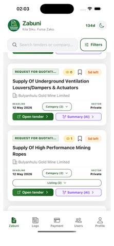 Zabuni Screenshot 1 of 4