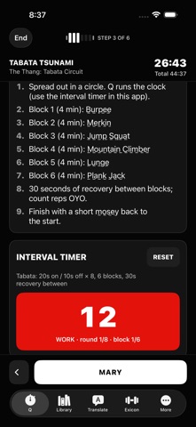 F3 Q Sheet: Workout Leader screenshot 6