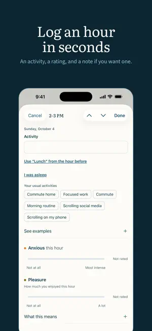 Activity Record: Mood Diary screenshot 2
