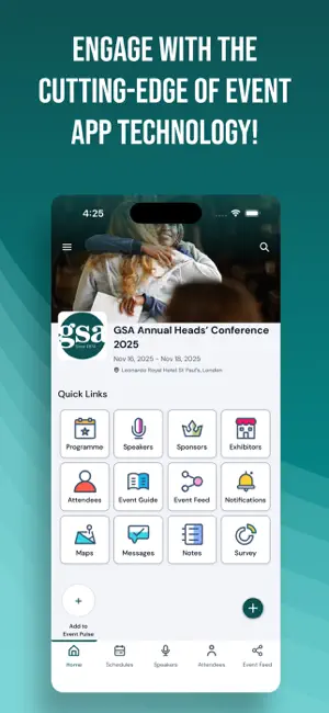 GSA Events. screenshot 1