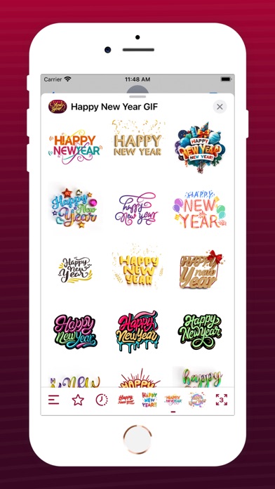 Screenshot #2 pour Happy New Year GIF