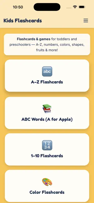 Flashcards Kids screenshot 2