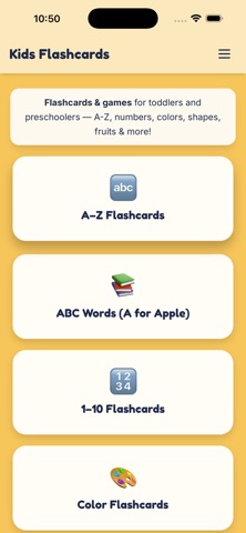 Flashcards Kids Screenshot 2 of 10