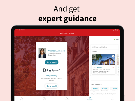 REALTOR.ca Real Estate & Homes iPad screenshot 8 - Lifestyle app