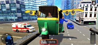 Flying Auto Rickshaw Simulator Screenshot 4 of 4