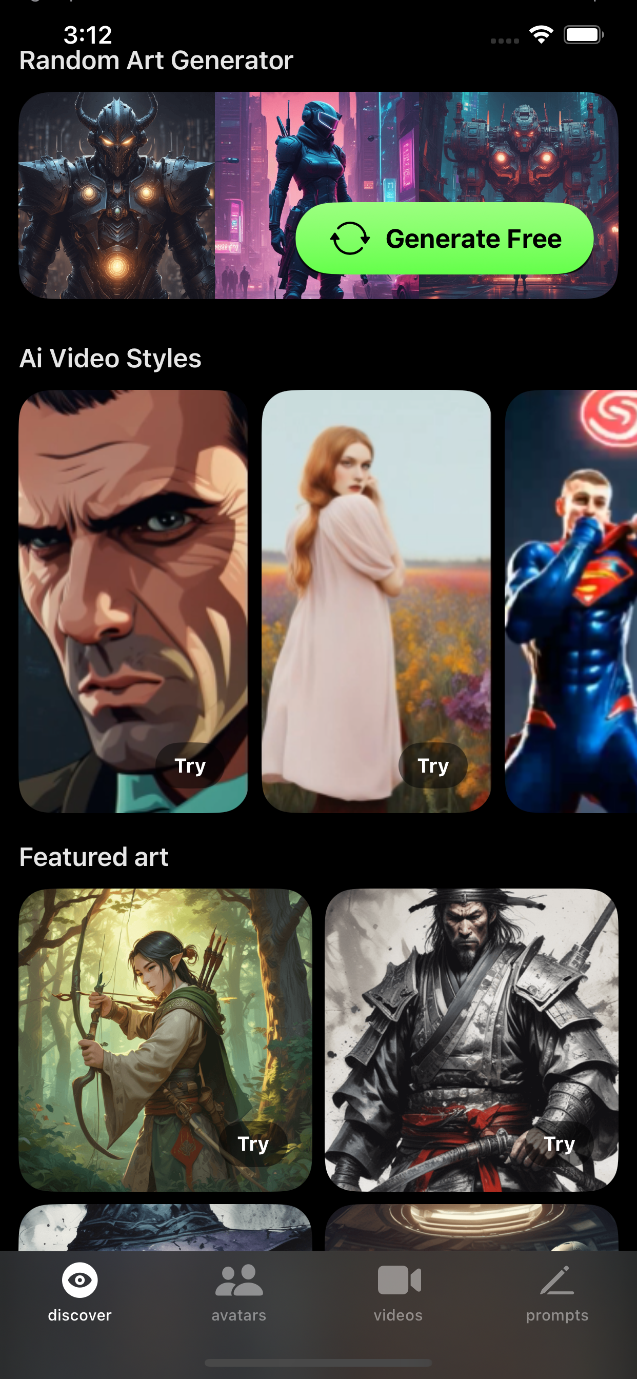 Artemis: AI Photo Generator