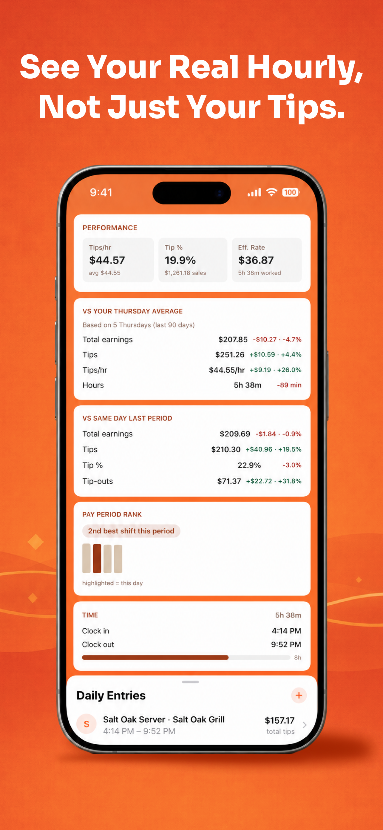 tiptap: Server Tip Tracker screenshot 6
