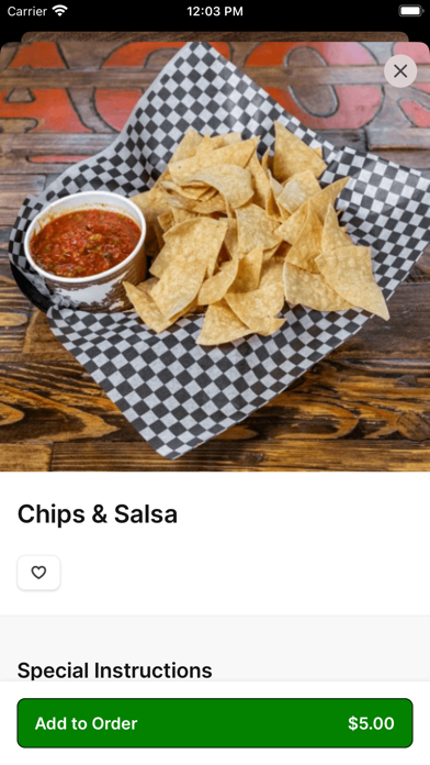 DGT Tacos Fort Collins iPhone screenshot 3 - Food & Drink app