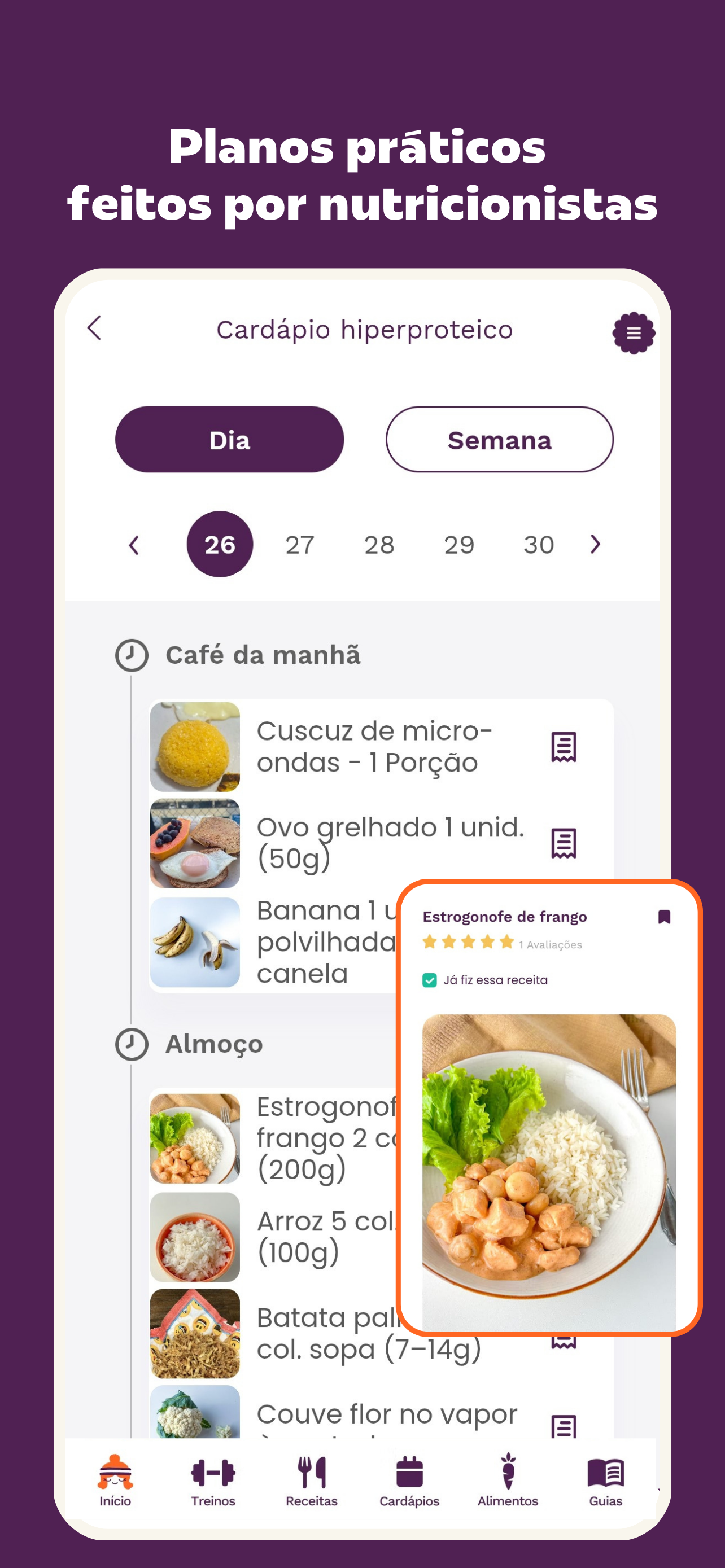 Superela: Exercícios, Receitas