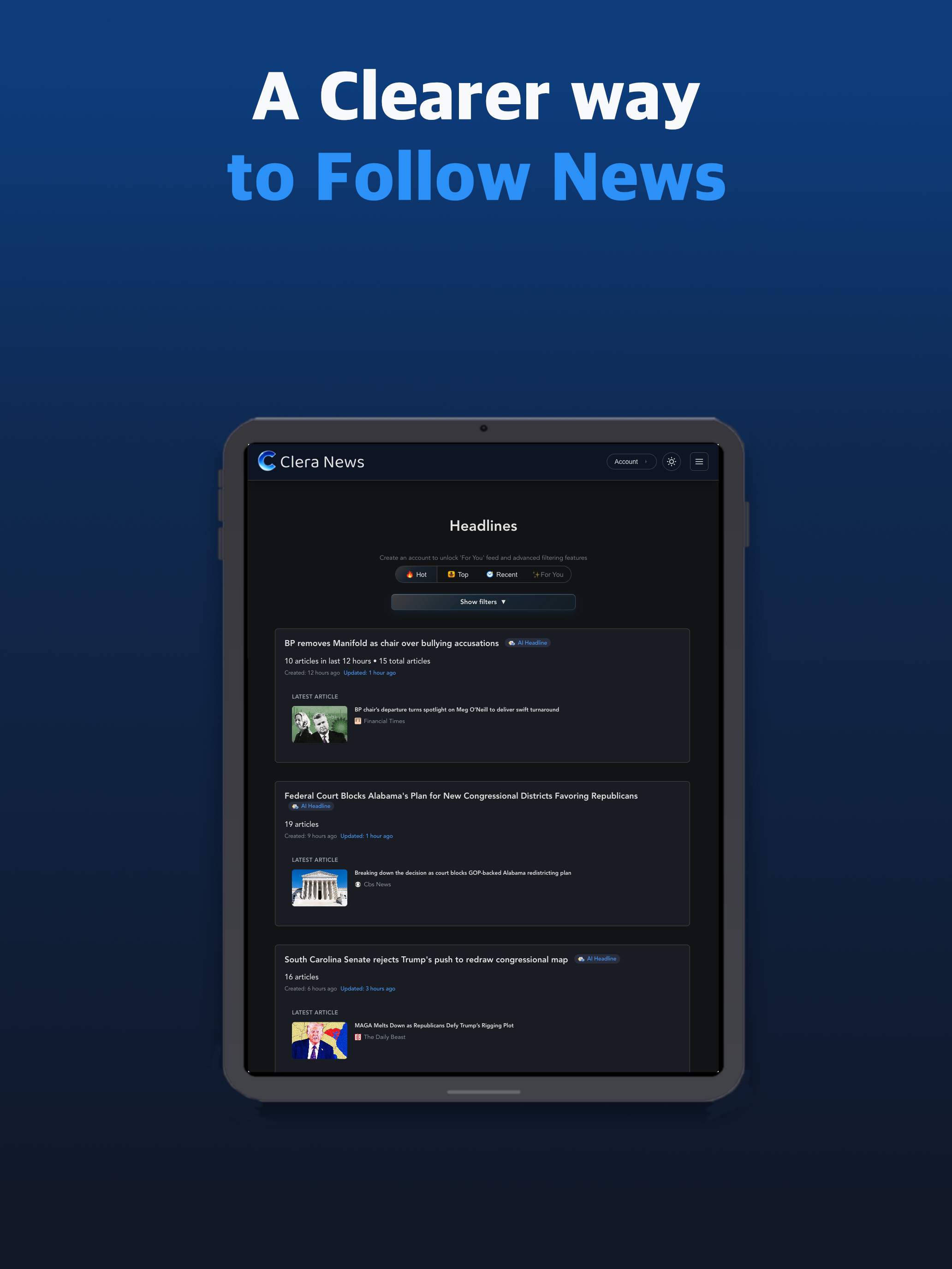 Clera News screenshot 4