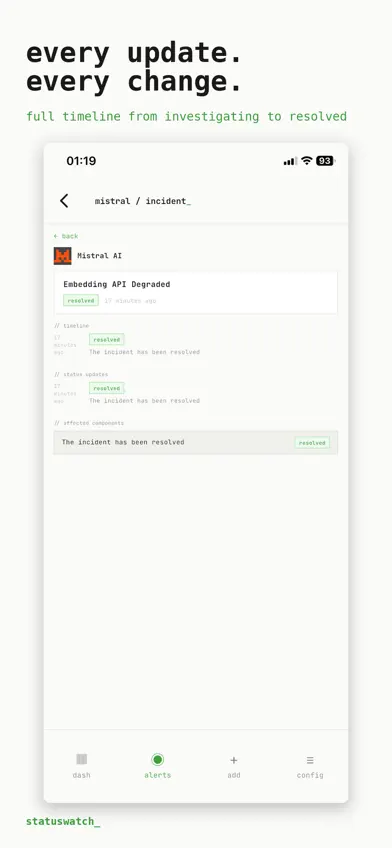 StatusWatch: Service Monitor screenshot 2
