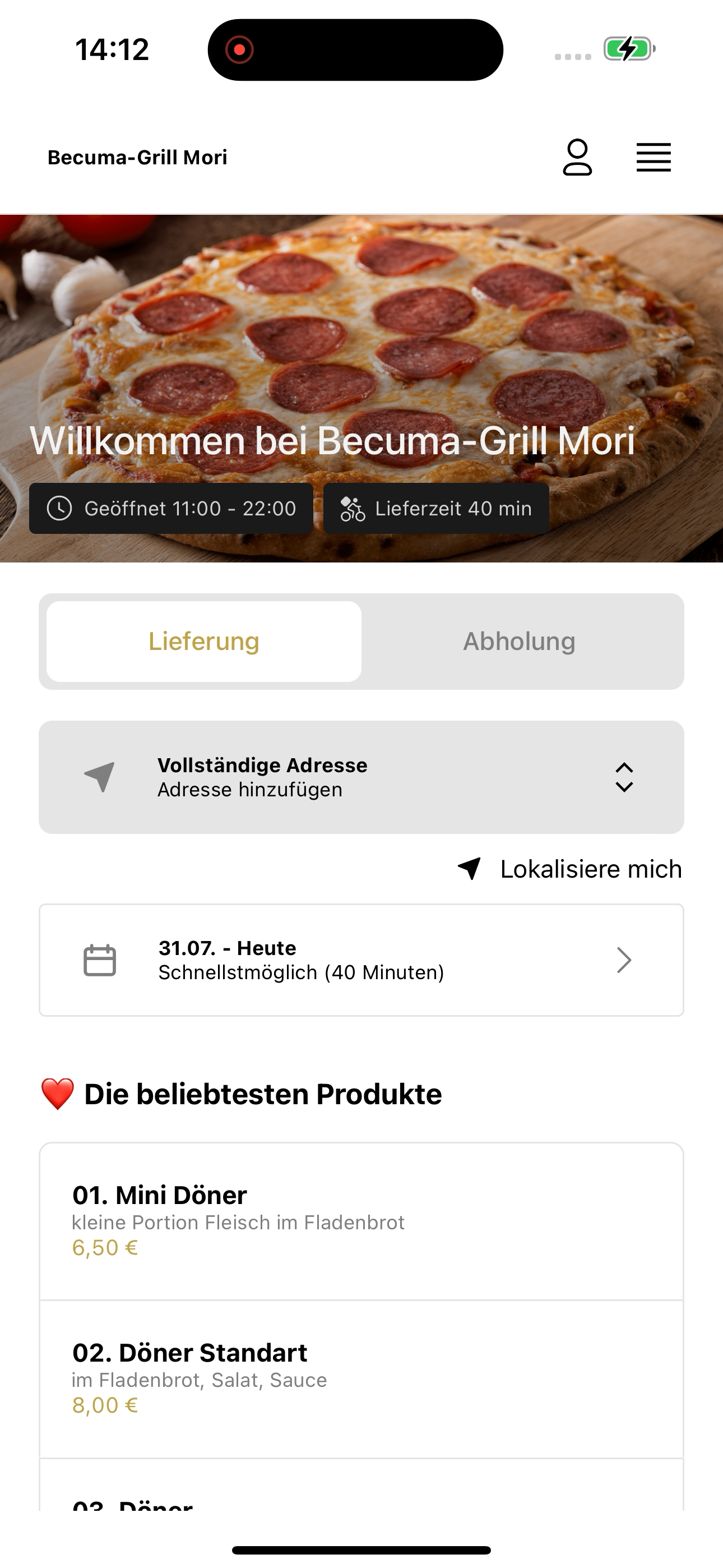 Becuma-Grill Mori screenshot 4