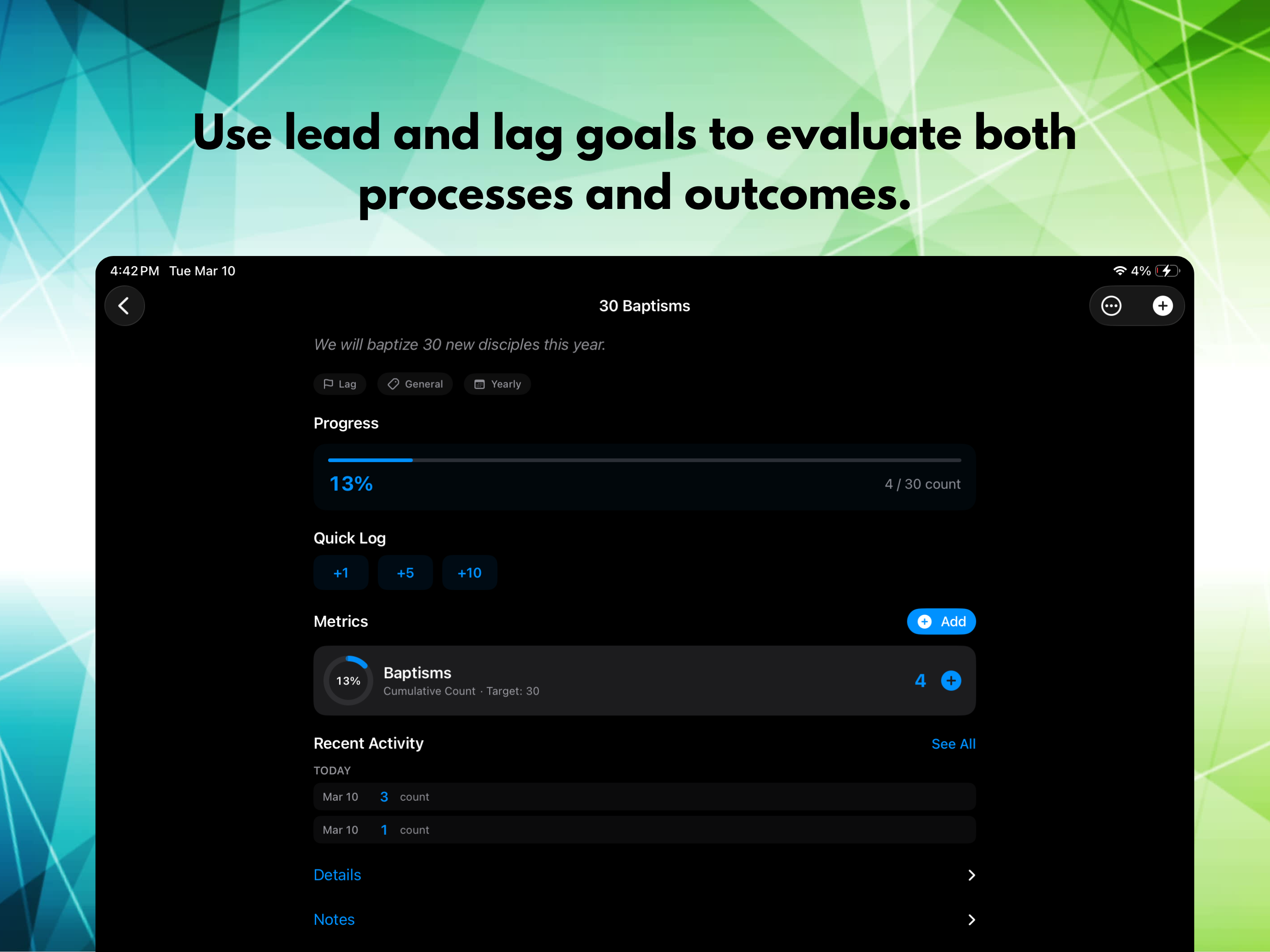 Ministry Goals screenshot 8