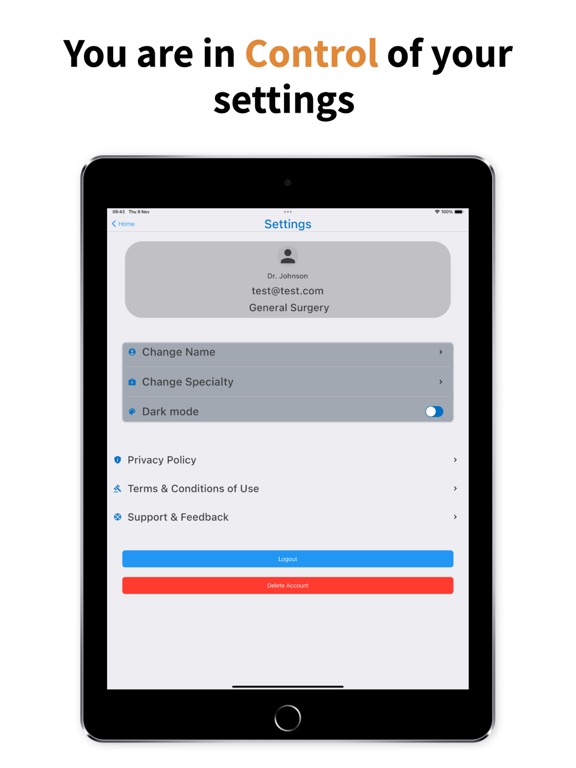 Surgeonal(Surgical Logbook) iPad screenshot 7 - Medical app