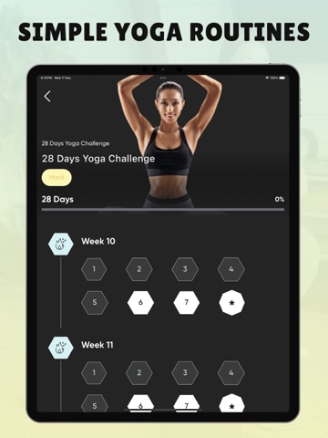 Yoga for Beginner Weight Loss iPad screenshot