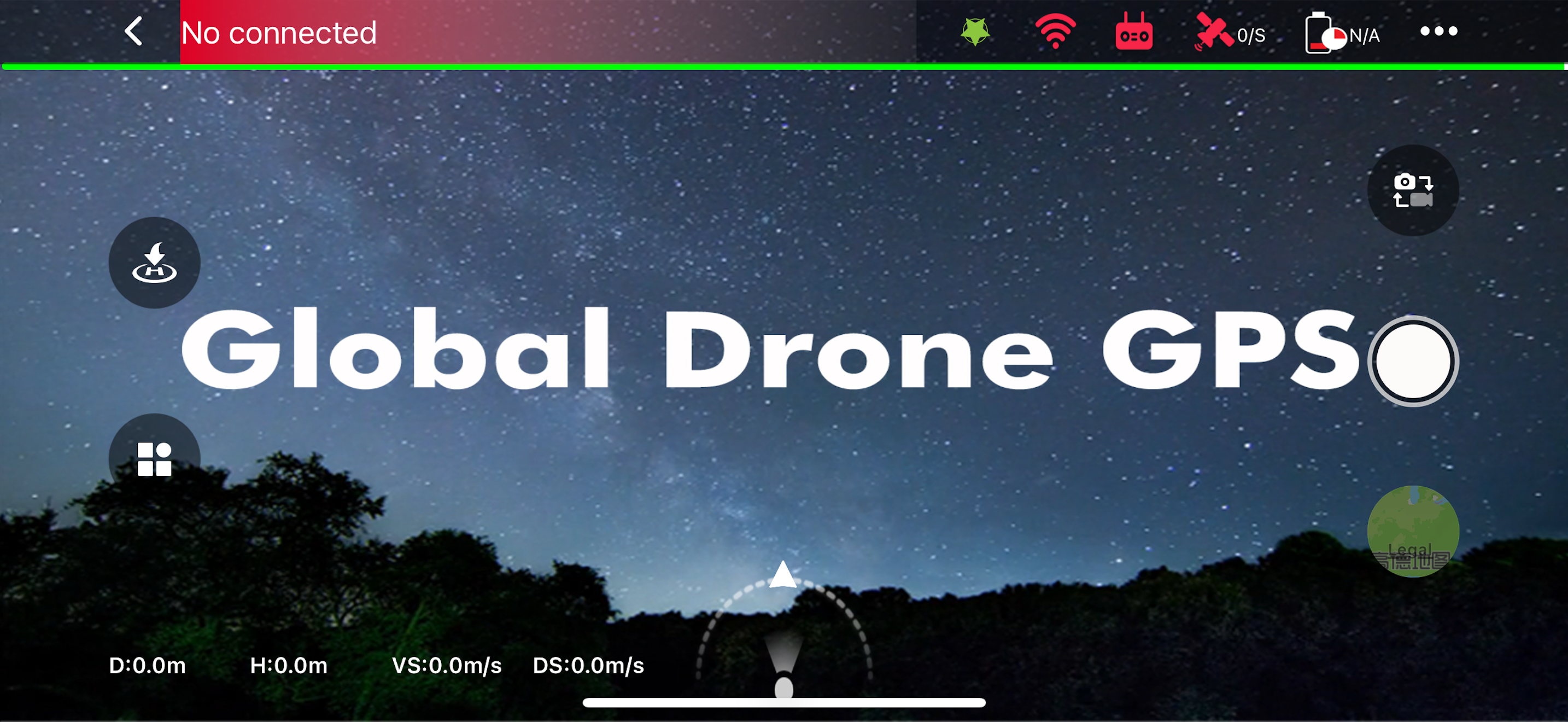 GlobalDrone GPS screenshot 2