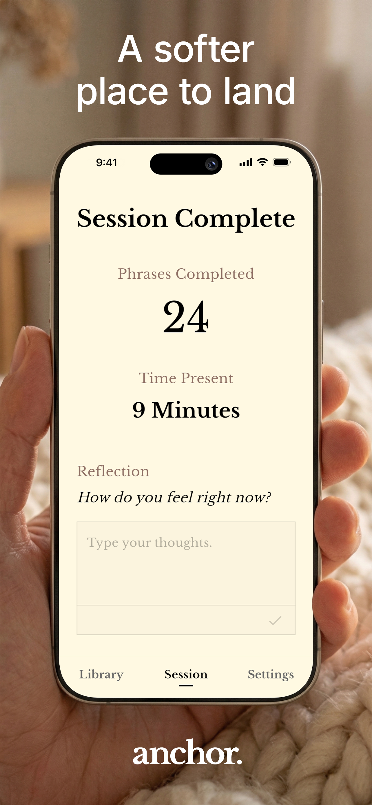 Anchor: Mindful Typing