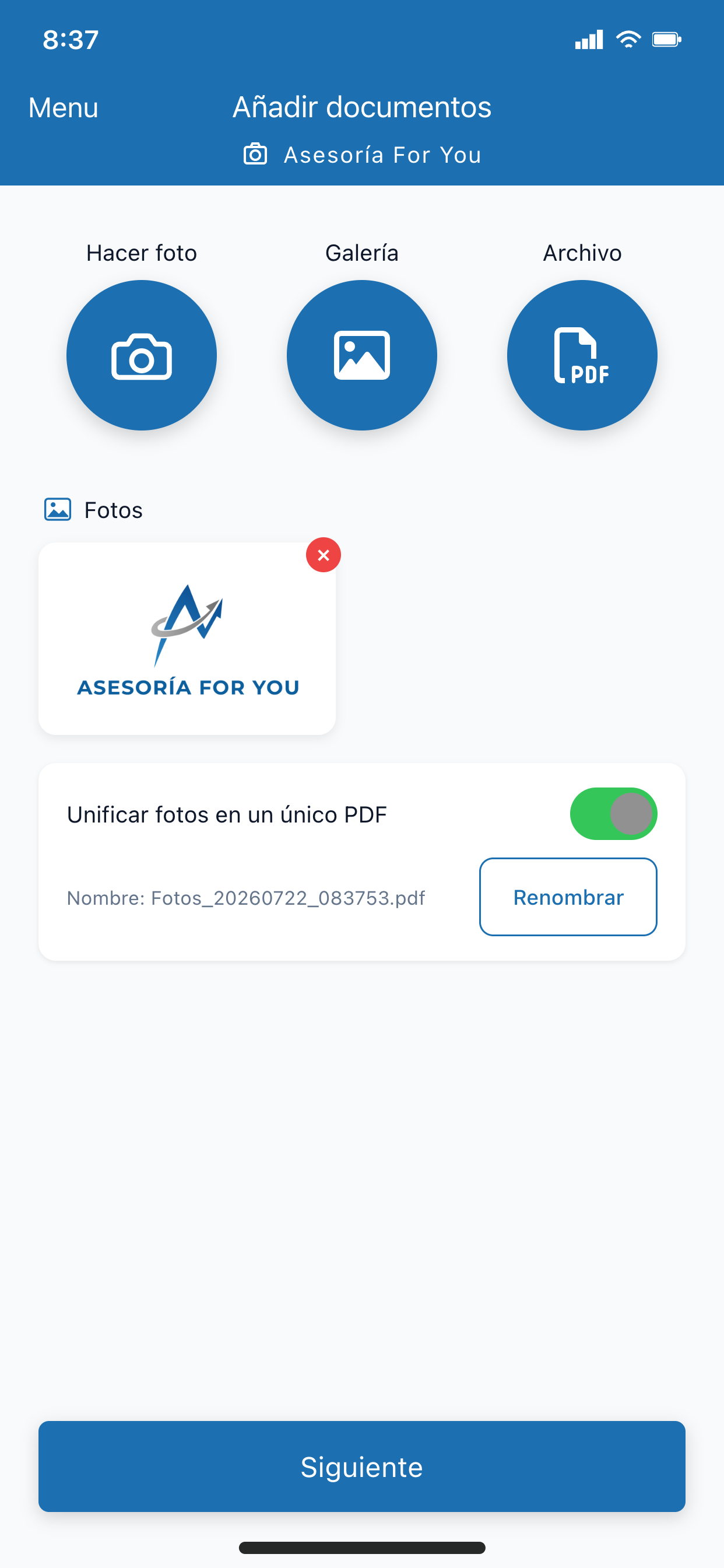 Asesoría For You screenshot 4