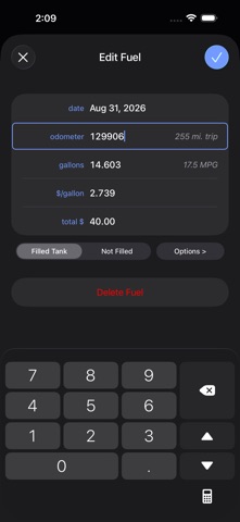 Road Trip MPG Lite Screenshot 3 of 8