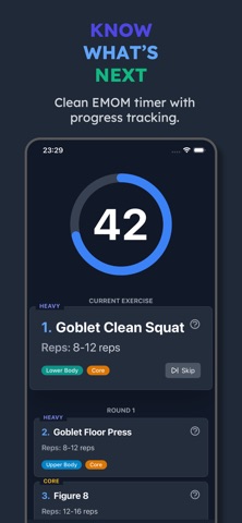 Kettlebell EMOM screenshot