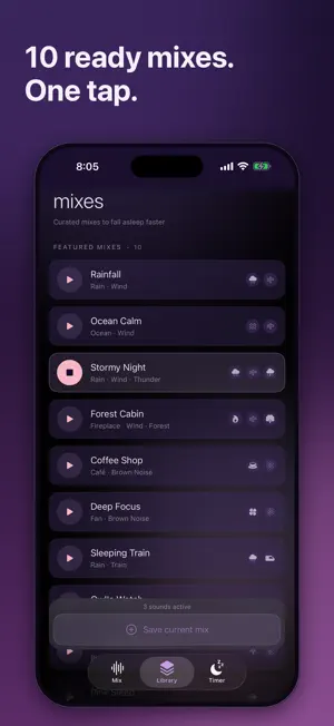 Sleep Sound Mixer: White Noise screenshot 4