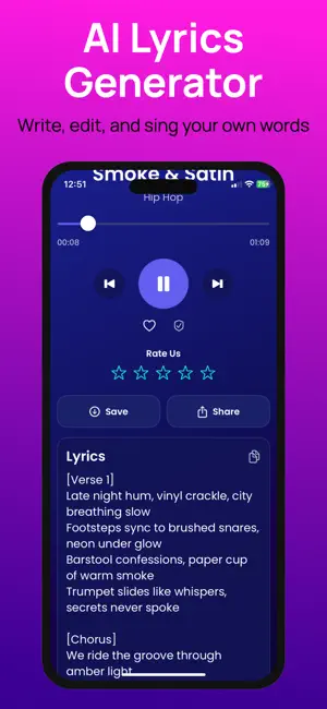 Tune Music - AI Song Generator screenshot 4
