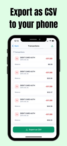 Bank Converter to CSV screenshot