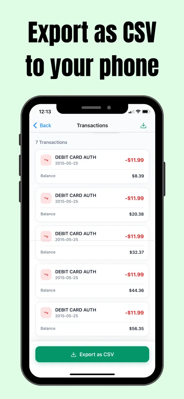 Screenshot #2 pour Bank Converter to CSV