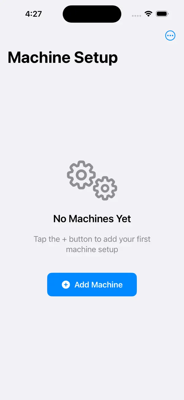 #2. Machine Setup App (iOS) di: James Otremba