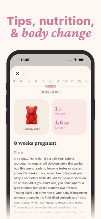 Bump Chat - Pregnancy Tracker Screenshot 9 of 10