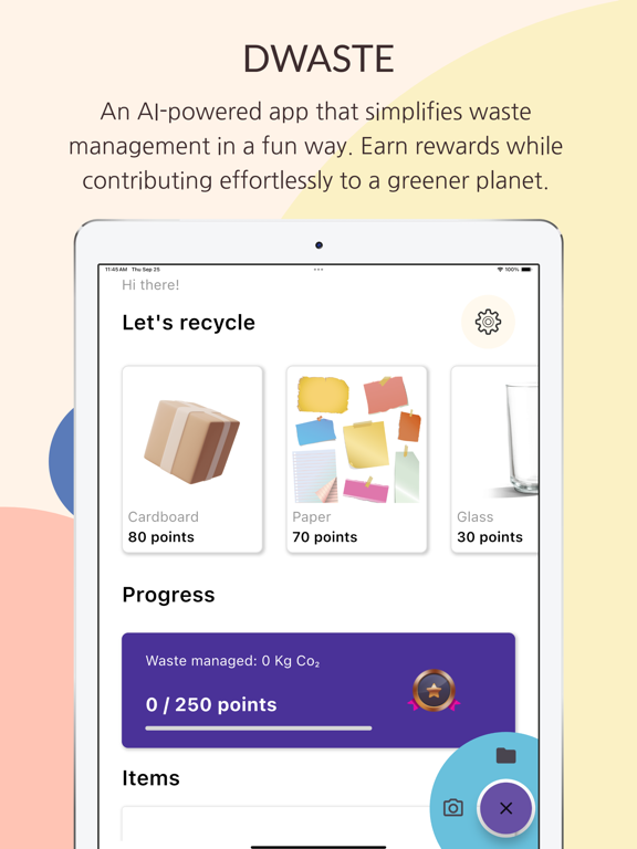 D.Waste iPad screenshot 1 - Education app