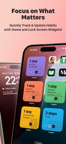 Happits: Local AI Habits iPhone screenshot