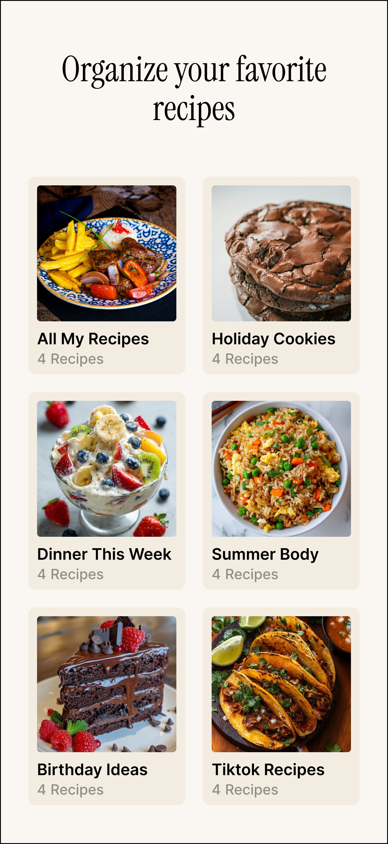 WeChef - Recipe Organizer