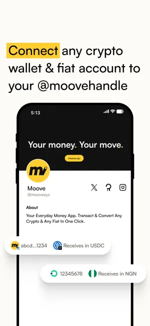 Moove App: Transact Crypto screenshot 3