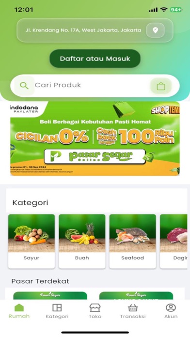 Screenshot #2 pour Pasar Segar Online