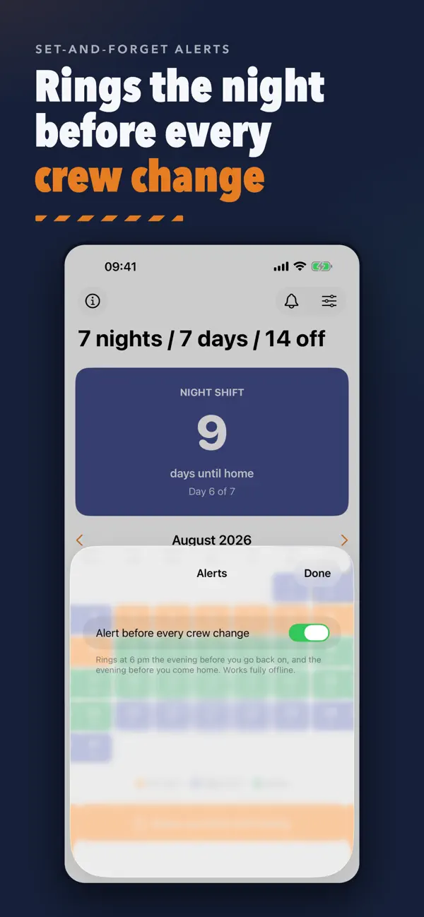 Screenshot #3 pour HitchCal: Rotation Calendar
