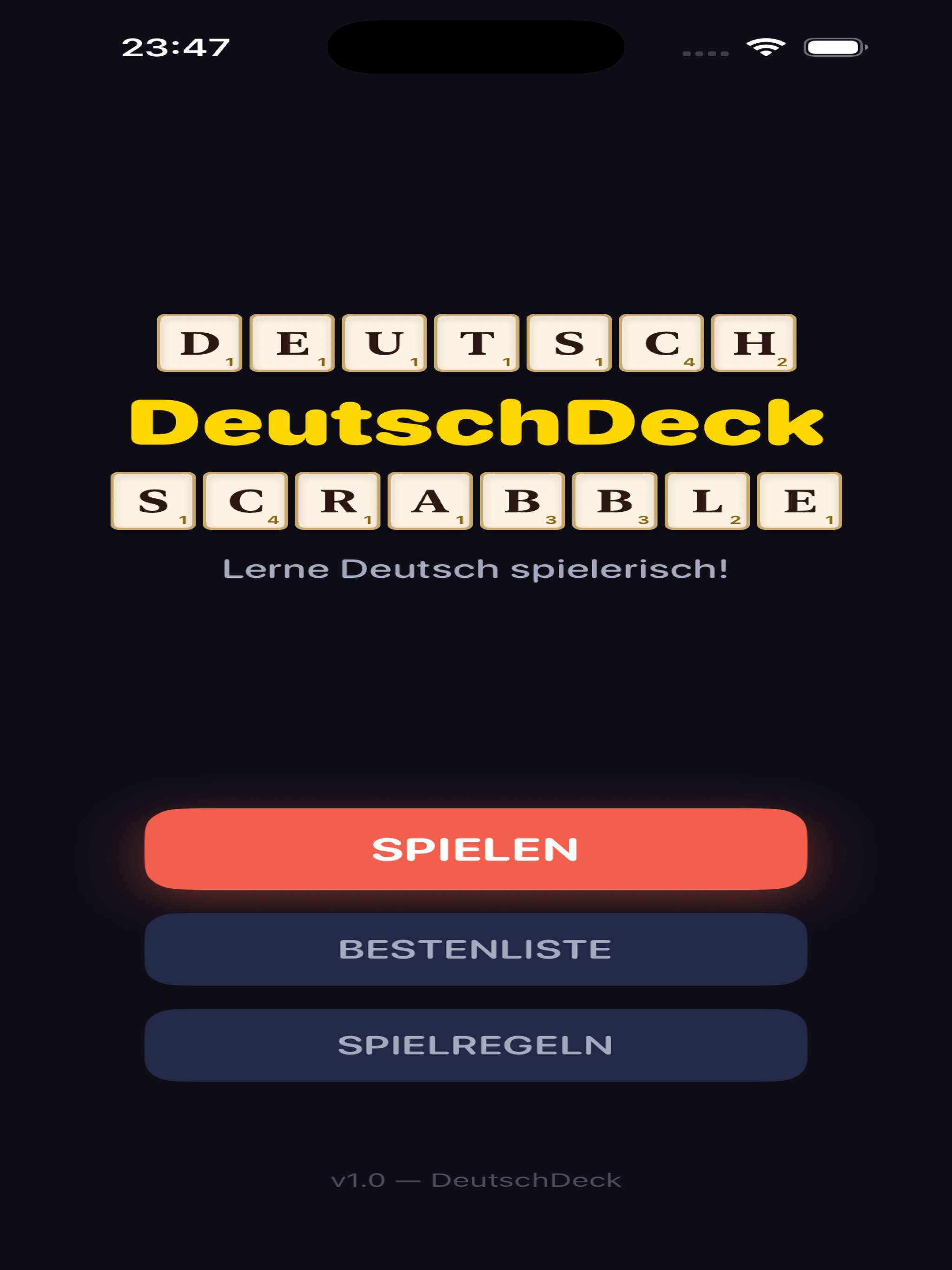 DeutschDeck Wortspiel