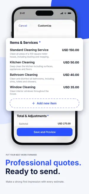 InvoDash: Invoice & Estimate screenshot 2