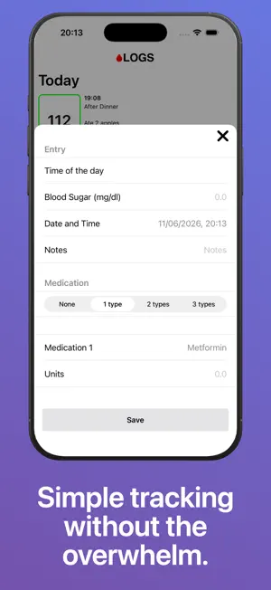 Diabetes Logs screenshot 4
