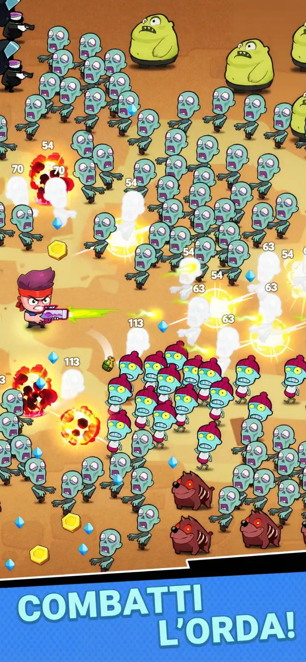 Zombusters iOS Mod IPA screenshot 1 - iOS game interface
