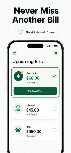 Bill Reminder: Budget Tracker screenshot 1